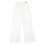 POLO RALPH LAUREN Womens Jeans White Relaxed Flared W25 L29