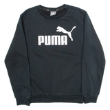 PUMA Womens Sweatshirt Black S