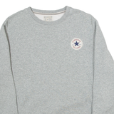 CONVERSE Womens Sweatshirt Grey XS