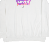 LEVI'S Womens Sweatshirt White 2XL