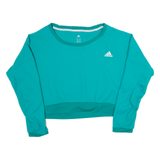 ADIDAS Womens Sweatshirt Green L