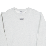 ADIDAS Womens Sweatshirt Grey M
