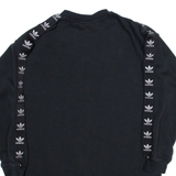 ADIDAS Womens Sweatshirt Black UK 6