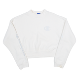 CHAMPION Womens Sweatshirt White M