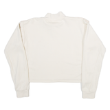 ADIDAS Womens Sweatshirt Beige UK 12