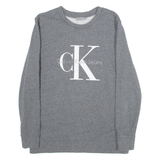 CALVIN KLEIN JEANS Womens Sweatshirt Grey M