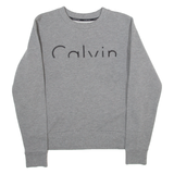 CALVIN KLEIN Womens Sweatshirt Grey S