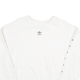 ADIDAS Womens Sweatshirt White UK 6
