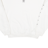 ADIDAS Womens Sweatshirt White UK 6