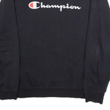 CHAMPION Womens Sweatshirt Black XL