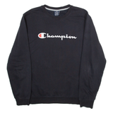 CHAMPION Womens Sweatshirt Black XL