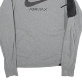 NIKE Womens Sweatshirt Grey M