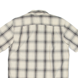 CARHARTT Relaxed Fit Mens Worker Shirt Beige Check M