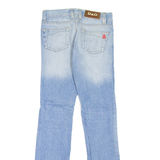 DOLCE & GABBANA Altered Womens Jeans Blue Regular Bootcut Stone Wash W27 L32