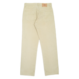 EFFECTIF Mens Jeans Beige Regular Straight W30 L30