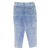 DRIVER Womens Jeans Blue Regular Mom Acid Wash W35 L28