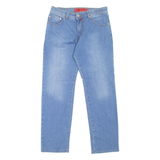 PIERRE CARDIN Deauville Mens Jeans Blue Regular Tapered Stone Wash W30 L30