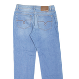 PIERRE CARDIN Deauville Mens Jeans Blue Regular Tapered Stone Wash W30 L30