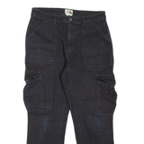 THE NORTH FACE Cargo Womens Jeans Black Slim Tapered W30 L27