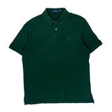 Polo By Ralph Lauren Polo Shirt - Large Green Cotton