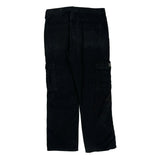 Wrangler Cargo Trousers - 32W 30L Black Cotton