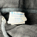 Reverse Weave Champion Hoodie - Small Black Cotton
