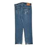 501 Levis Jeans - 36W 30L Blue Denim