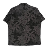 Levis Floral Hawaiian Shirt - 2XL Black Cotton