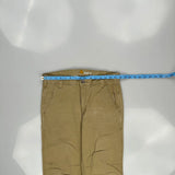 Carhartt Double Knee Carpenter Trousers - 33W 32L Khaki Cotton