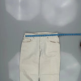 Made In USA Levis 505 Jeans - 30W 30L White Cotton