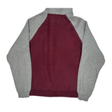 Starter Hoodie - Large Burgundy Cotton Blend