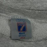 Wisconsin Badgers Logo Athletics College Sweatshirt - Large Grey Cotton