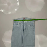 501 Levis Jeans - 34W 31L Light Wash Cotton