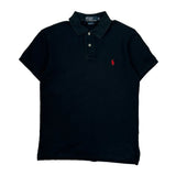Polo By Ralph Lauren Slim Fit Polo Shirt - Medium Black Cotton