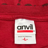 Ford Anvil Graphic T-Shirt - Large Red Cotton