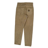 Carhartt Carpenter Trousers - 27W UK 8 Beige Cotton