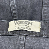 Wrangler Denim Shorts - 38W 10L Black Cotton