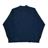 Nike Long Sleeve T-Shirt - 2XL Navy Cotton