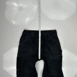 Carhartt Double Knee Carpenter Pants - 31W 30L Black Cotton