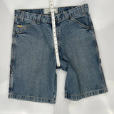 Levis Carpenter Shorts - 38W 10L Blue Cotton