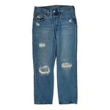 501 Levis Jeans - 28W US 4 Blue Cotton