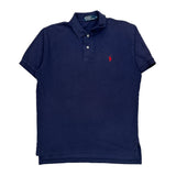 Polo By Ralph Lauren Polo Shirt - Medium Navy Cotton
