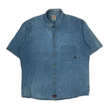 Dickies Denim Shirt - 2XL Blue Cotton