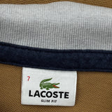 Lacoste Slim Fit Polo Shirt - 2XL Brown Cotton