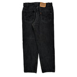 Made In USA Levis 550 Jeans - 32W 30L Black Cotton