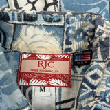 Rjc Hawaiian Shirt - Medium Black Cotton