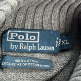 Polo By Ralph Lauren Sweater - XL Gray Cotton