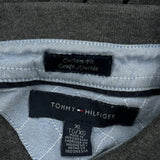 Custom Fit Tommy Hilfiger Striped Polo Shirt - XL Gray Cotton