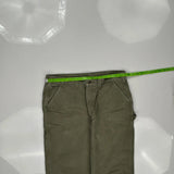 Carhartt Cargo Carpenter Trousers - 36W 32L Green Cotton