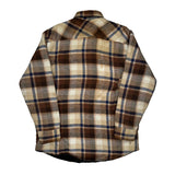 Dickies Checked Jacket - Medium Blue Cotton